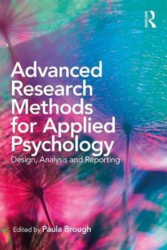 portada Advanced Research Methods for Applied Psychology: Design, Analysis and Reporting (en Inglés)