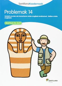 portada Problemak 14 Santillana Koadernoak - 9788498943641 (en Euskera)