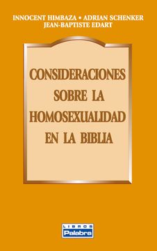 portada Consideraciones Sobre la Homosexualidad en la Biblia