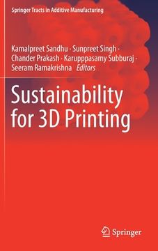 portada Sustainability for 3D Printing (en Inglés)