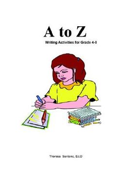 portada kidtracts: a to z writing activities (in English)