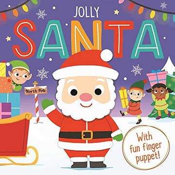 portada Jolly Santa: Finger Puppet Board Book 