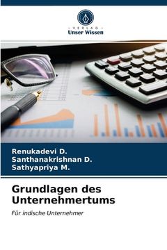portada Grundlagen des Unternehmertums (en Alemán)