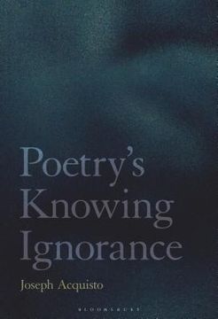 portada Poetry's Knowing Ignorance