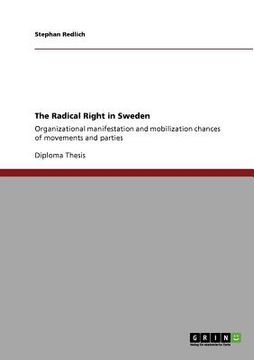 portada the radical right in sweden (en Inglés)