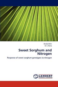 portada sweet sorghum and nitrogen (en Inglés)
