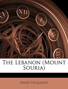 portada the lebanon (mount souria (in English)