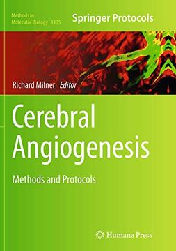 portada Cerebral Angiogenesis: Methods and Protocols (en Inglés)
