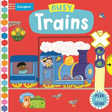 portada Busy Trains (Campbell Busy Books, 59) (en Inglés)