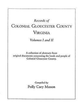 portada records of colonial gloucester county, virginia (in English)