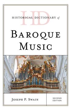 portada Historical Dictionary of Baroque Music (en Inglés)