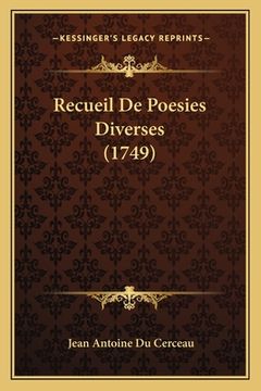 portada Recueil De Poesies Diverses (1749) (en Francés)