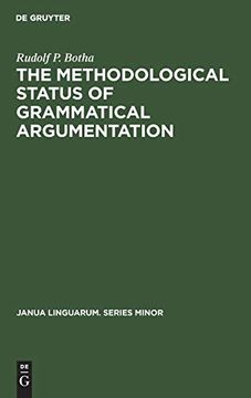 portada The Methodological Status of Grammatical Argumentation (en Inglés)