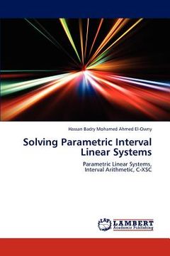portada solving parametric interval linear systems (en Inglés)