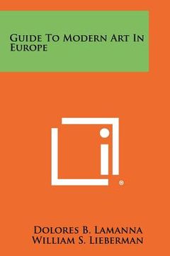portada guide to modern art in europe (en Inglés)
