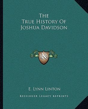 portada the true history of joshua davidson