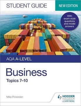portada Aqa A-Level Business Student Guide 2: Topics 7–10 (en Inglés)