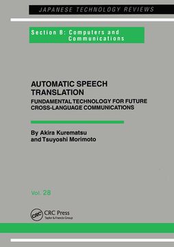 portada Automatic Speech Translation (in English)