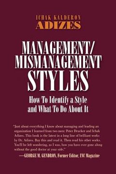 portada management/mismanagement styles (en Inglés)