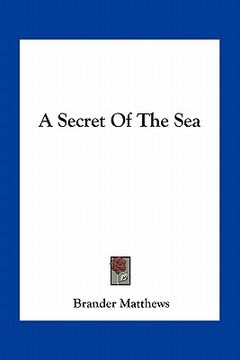 portada a secret of the sea (en Inglés)