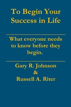portada To Begin Your Success in Life (in English)