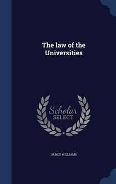 portada The law of the Universities