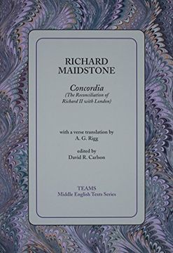 portada Concordia (The Reconciliation of Richard ii With London) (Teams Middle English Texts Series) (en Inglés)