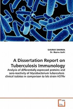 portada a dissertation report on tuberculosis immunology (en Inglés)