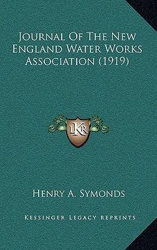 portada journal of the new england water works association (1919) (in English)