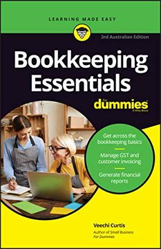 portada Bookkeeping Essentials for Dummies (en Inglés)