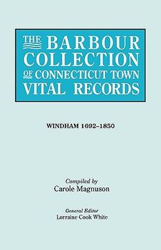 portada the barbour collection of connecticut town vital records. [54] windham, 1692-1850 (en Inglés)
