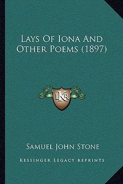 portada lays of iona and other poems (1897)