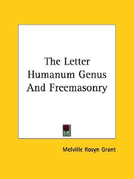 portada the letter humanum genus and freemasonry (in English)