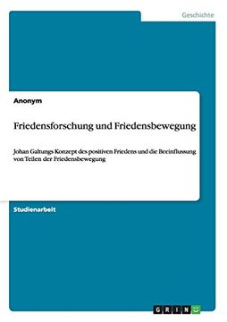 portada Friedensforschung und Friedensbewegung (en Alemán)