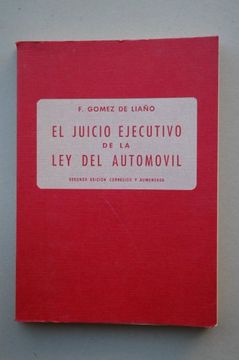 portada El juicio ejecutivo de la Ley del automovil (Spanish Edition)