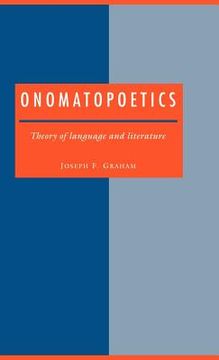 portada Onomatopoetics Hardback: Theory of Language and Literature (Literature, Culture, Theory) (in English)