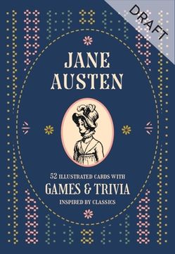 portada Jane Austen: A Literary Card Game: 52 Illustrated Cards With Games and Trivia (en Inglés)