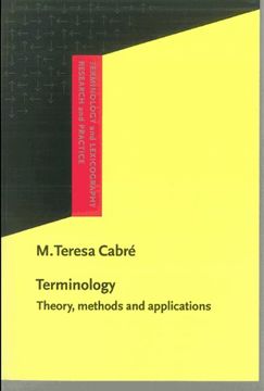 portada Terminology: Theory, methods and applications (Terminology and Lexicography Research and Practice)