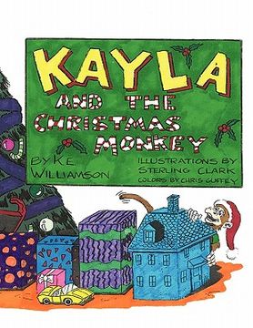 portada kayla and the christmas monkey (in English)