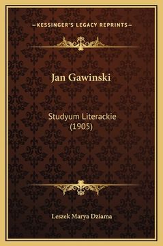 portada Jan Gawinski: Studyum Literackie (1905)