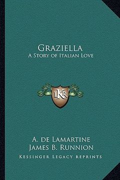 portada graziella: a story of italian love (in English)