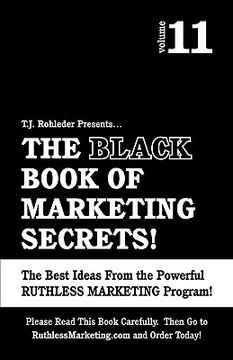 portada the black book of marketing secrets, vol. 11 (in English)