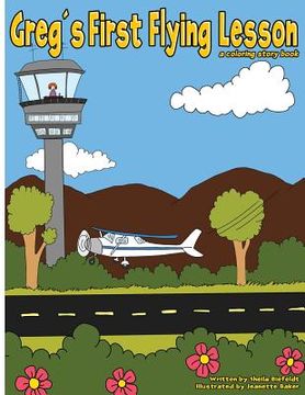 portada Greg's First Flying Lesson: a coloring story book