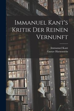 portada Immanuel Kant's Kritik der Reinen Vernunft (en Alemán)