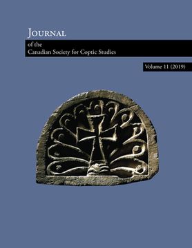portada Journal of the Canadian Society of Coptic Studies 11 (2019) (en Inglés)