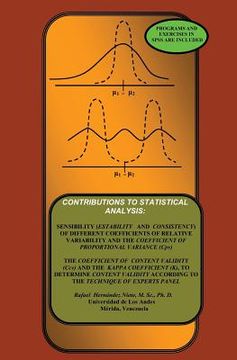 portada Contributions To Statistical Analysis: The Coefficients of Proportional Variance, Content Validity and Kappa (in English)