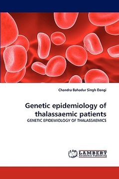 portada genetic epidemiology of thalassaemic patients (en Inglés)