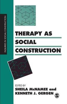 portada therapy as social construction (en Inglés)