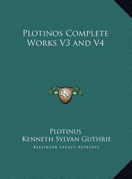 portada plotinos complete works v3 and v4 (en Inglés)
