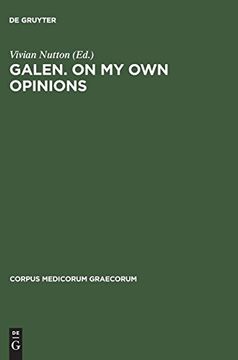 portada Galen. On my own Opinions: 3 (Corpus Medicorum Graecorum) (en Inglés)
